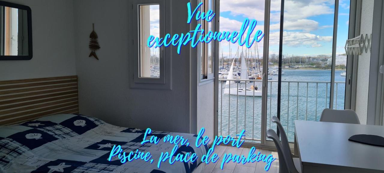 Appartement Vue Exceptionnelle Sur La Mer, Piscine, Parking Prive - Sur L'Ile Des Pecheurs Agde Dış mekan fotoğraf